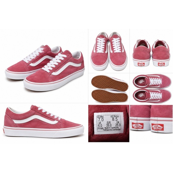 Vans Shoes - Vans Women's 8.5 Old Skool Pig Suede Sneaker in Color Tawny Port US Men 7